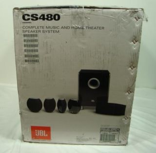 JBL CS480BG 5 1 Home Theater Speaker System New