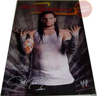 WWE Jeff Hardy Large Poster 90x60cm Wrestling New