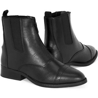 Smokey Mountain Boots) Leather zip front boots with non slip soles