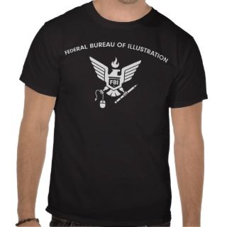 Federal Bureau of Illustration   Black Shirt 