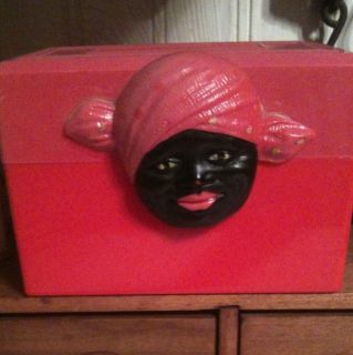 Aunt Jemima 1950s F F Red Recipe Box
