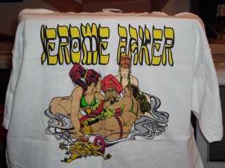 JBD Jerome Baker Designs White Rave Genie XL T Shirt