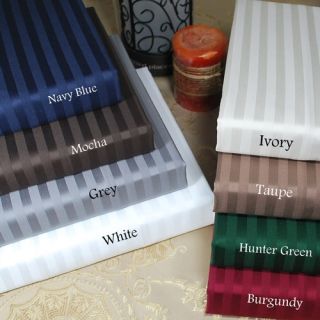 Simple Luxury 400 Thread Count Egyptian Cotton Stripe Sheet Set