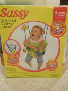 Sassy Seat Doorway Jumper 4 Months to Walking Age w Box