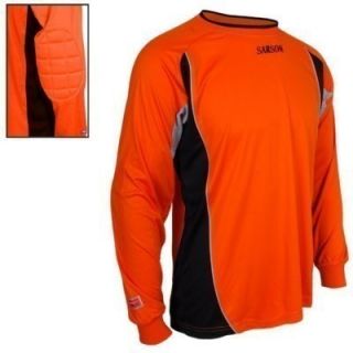 Lusaka Goalkeeper Soccer Padded Jersey Long Sleeves Orange Goalie