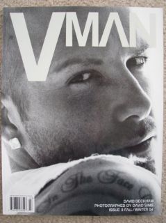 Vman Magazine 3 David Beckham Jenna Jameson 2004 RARE