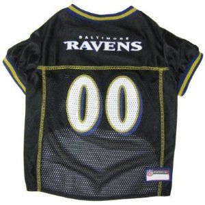 Pets First Dog NFL Baltimore Ravens Football Jersey Small 8 12