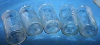 Ball Jelly Juice Cheese Juice Glasses Jars 1 50 TH Anniv Set of Five 4