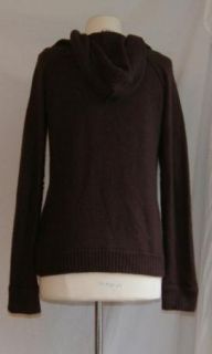 Anthropologie wool cashmere angora sweater medium cardigan brown Snak