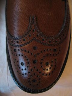 60s Vintage Knapp Mens Custom Leather Oxford Wingtip Brogue Shoes 10 5