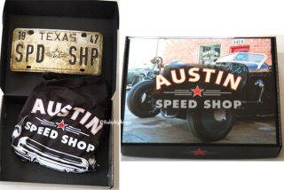 Jesse James Austin Speed Shop T Shirt Car License Plate