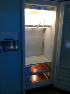 Jenn Air 48 Built in Side by Side Refrigerator with Dispenser