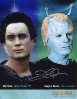 Star Trek Shran Weyoun Jeffrey Combs Autograph Sale