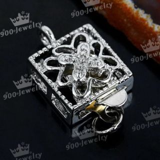 5P Square Cutting Flower Box Clasps Jewelry Findings