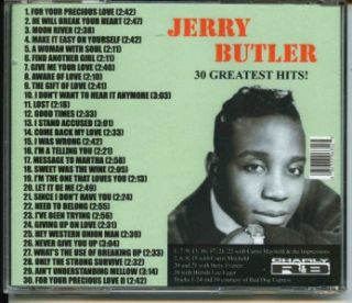 Jerry Butler CD 30 Greatest Hits New SEALED 30 Tracks from The Iceman