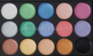 15 Color Waterproof Sublime Eyeshadow Cream Eye Shadow Palette Makeup