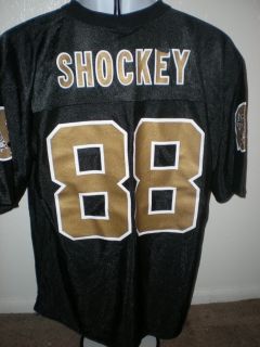 New Irregular Jeremy Shockey 88 New Orleans Saints Mens Medium Black