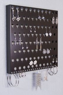  Earring Holder Rack Hanging Jewelry Organizer Display Closet Storage