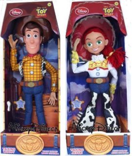 Toy Story 3 Cowboy Woody Jessie Talking Action Figure Disney Doll Set