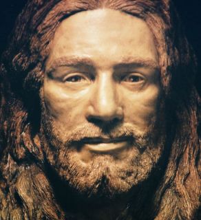 Jesus Christ Life Size Sculpture Bust Shroud of Turin