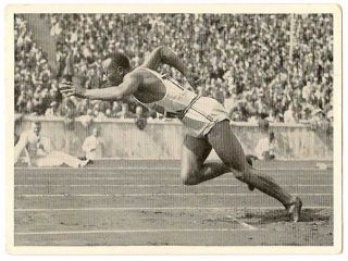  Berlin Olympics 112 Cards Featuring Events Inc 3 of Jesse Owens