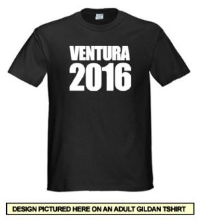 JESSE VENTURA 2016 for US PRESIDENT freedom NO party SCREEN PRINT TEE