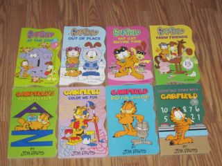 Jim Davis Garfield Lot 8 Childrens Board Books at Zoo