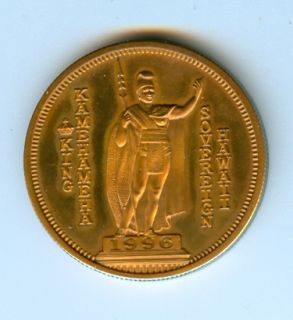 nice 38mm Souvenir Medal from the Royal HI Mint a Mahalo Dala in