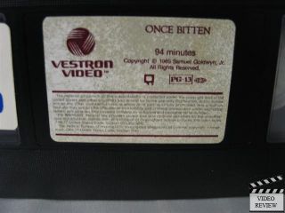 Once Bitten VHS Jim Carrey Lauren Hutton Karen Kopins 028485151154
