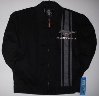  AUTHENTIC FORD MUSTANG RACING MECHANIC EMBROIDERED JACKET JH DESIGN XL