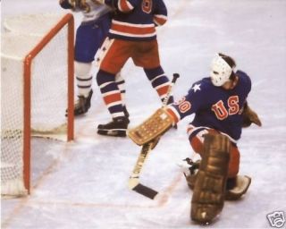 Team USA Miracle Jim Craig 1980 Olympic Hockey Photo