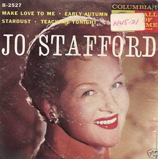 Columbia 45rpm EP Jo Stafford Make Love to Me Stardust