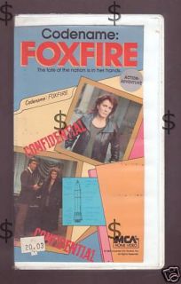 Codename Foxfire Joanna Cassidy Code Name 85 RARE VHS