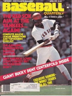 April 1979 Baseball Magazine Red Sox Jim Rice J