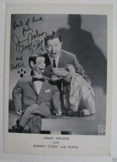 Jimmy Nelson with Danny O Day Farfel Nestles Quick Promotional Picture