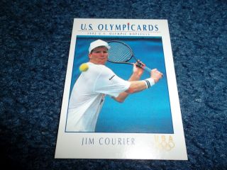 1992 US Olympic Hopefuls Jim Courier Card 82