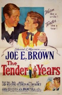 The Tender Years 1948 Beautiful Joe E Brown One Sheet Poster
