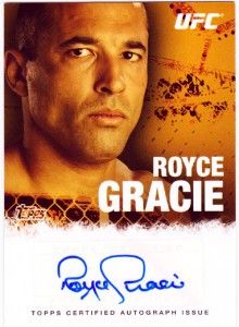 Royce Gracie 10 Topps UFC 4 Autographs Auto Signed