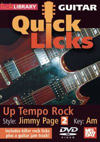 Lick Library Up Tempo Rock Jimmy Page Style Guitar DVD