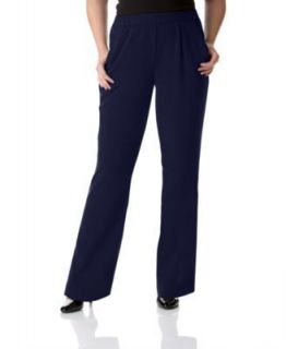 JM Collection NEW Navy Stretch Comfortable Fit Dress Pants Plus 18W