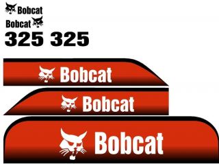 New 325 Bobcat Excavator Decal Set Whole Machine