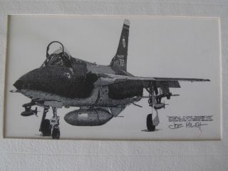 Joe Milich Print F 105B Thunderchief 1981