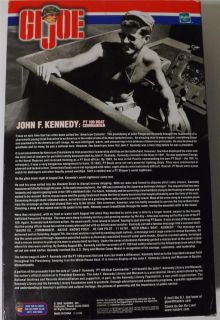 Gi Joe John F Kennedy PT 109 Boat Commander 12 Figure New in Box Mint