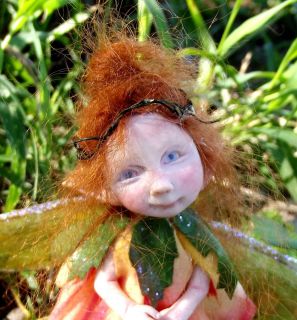 OOAK Fairy Tiny Rose Fairyby Joanne Scriha