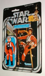 1979 Star Wars Luke Skywalker x Wing Pilot w 21 Back Card