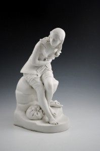 1853 ENGLISH MINTON PARIAN FIGURE OF DOROTHEA BY JOHN BELL NO RESERVE