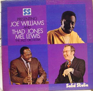 Joe Williams Jones Lewis Jazz Orchestra LP VG