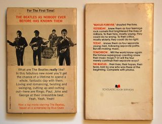 The Beatles in A Hard Days Night John Burke Paperback 1st Ed 64 2nd
