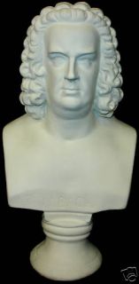 Johann Sebastian Bach Bust Music Sculpture Art Statue