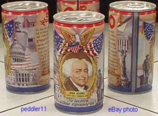 Lucky John Adams President Beer Can Cans California 595